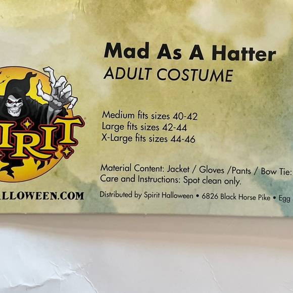 Spirit Teal and Purple Mad Hatter Costume - Picture 5 of 5